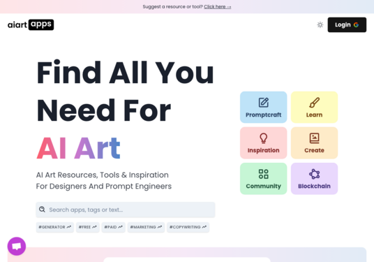 AI Art Apps Database