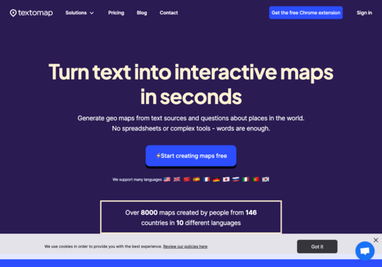 Textomap