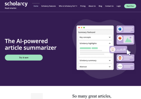 Scholarcy