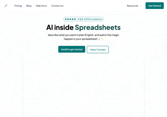 Sheet AI