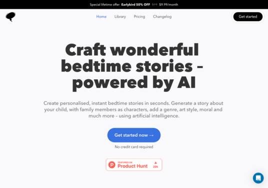 BedtimeStory AI