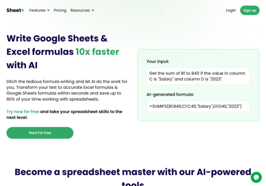 Sheet+