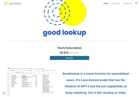 Goodlookup