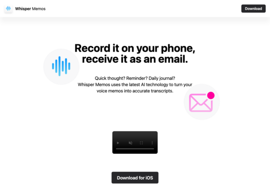 Whisper Memos