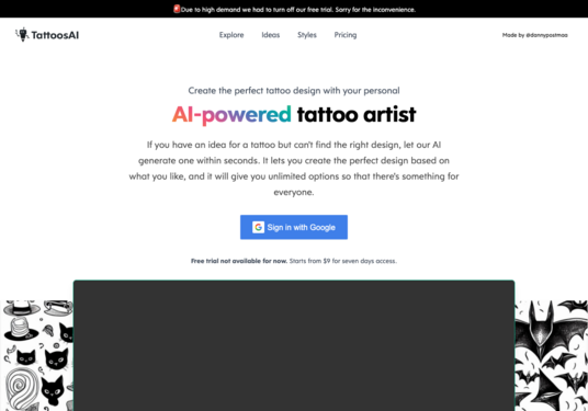 Tattoos AI